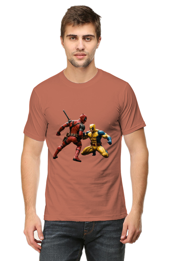 Deadpool vs Wolverine 2024 Men's T-Shirt