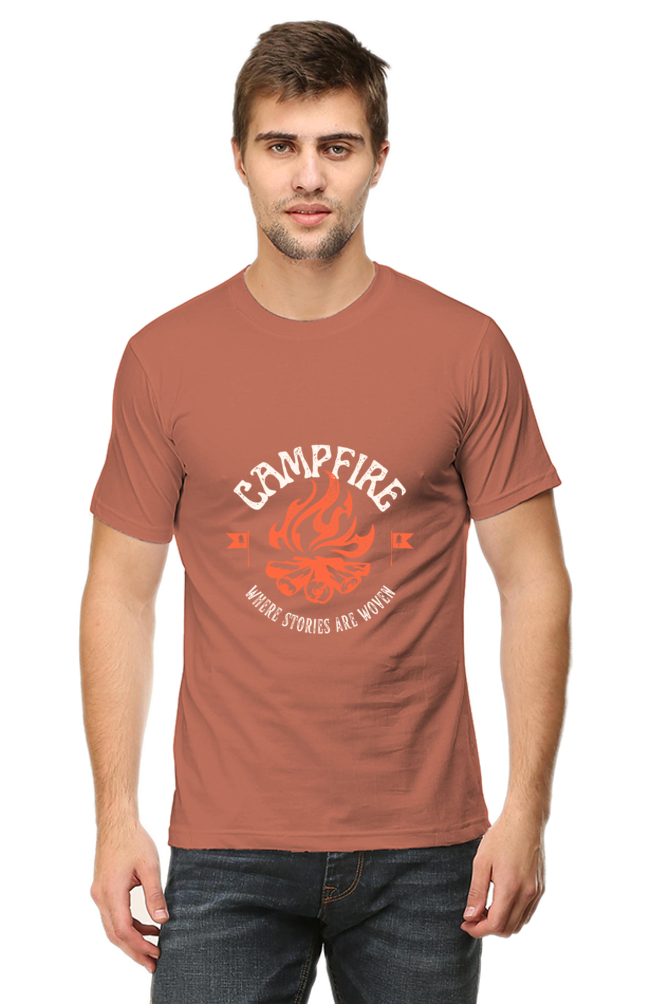 Men’s “Campfire: Where Stories Are Woven” T-Shirt