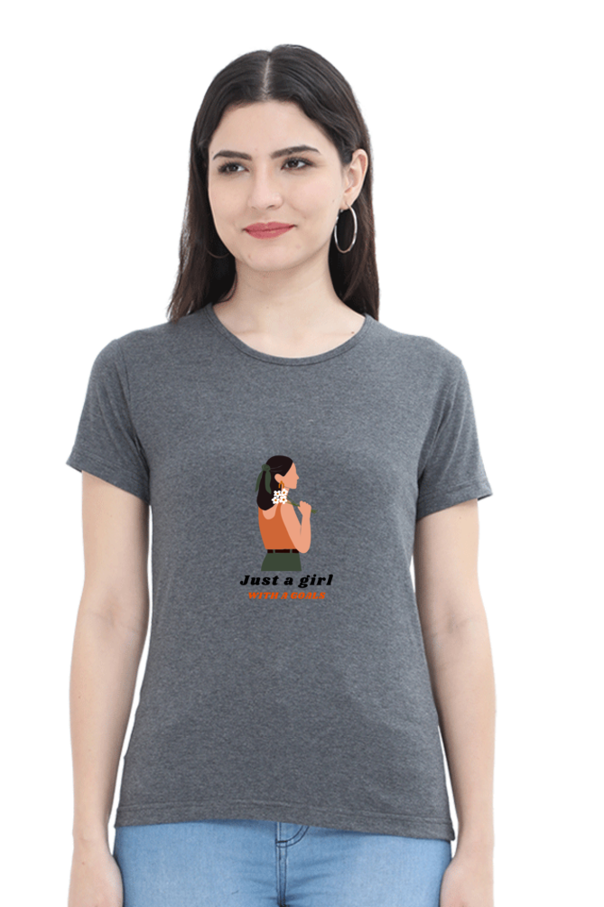 Women's "Just a Girl with Goals" T-Shirt