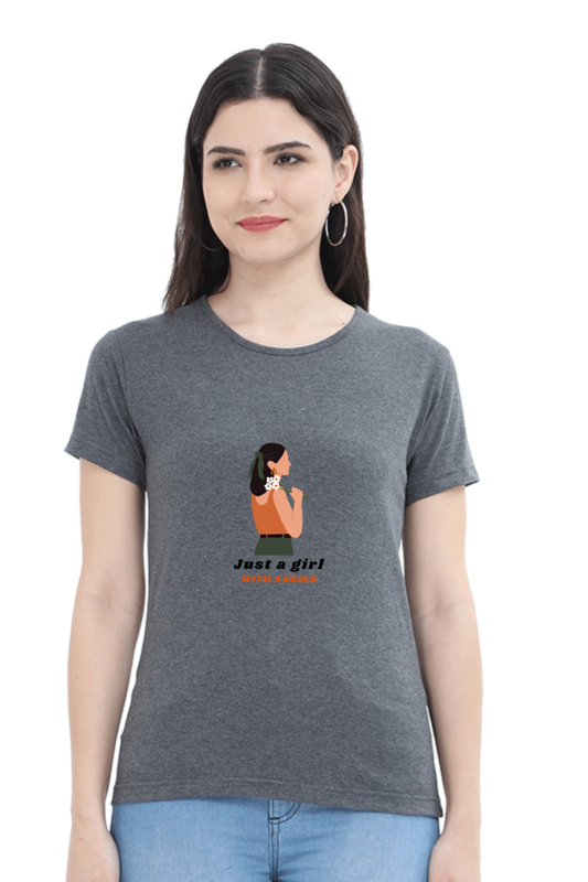 Women's "Just a Girl with Goals" T-Shirt