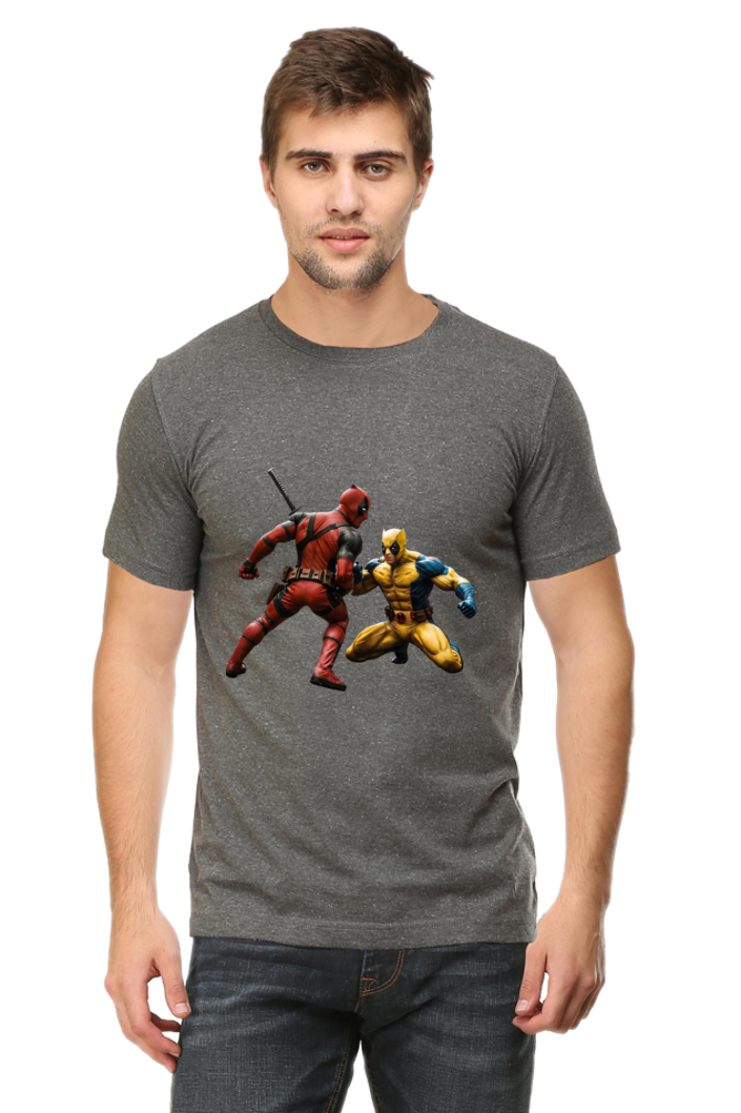 Deadpool vs Wolverine 2024 Men's T-Shirt