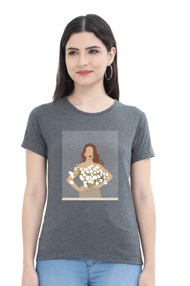 Women's "Canvases and Flowers" T-Shirt