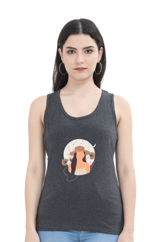 Women's Charcoal Tank Top