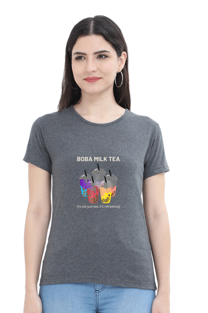 Women's "Boba Milk Tea" T-Shirt