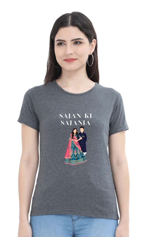 Women's "Sajan Ki Sajania" T-Shirt