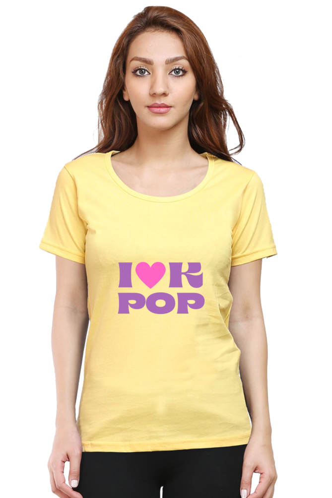 Women's "I Love K-Pop" T-Shirt