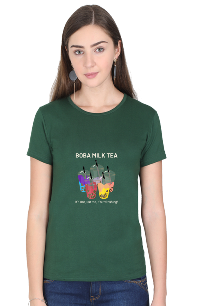 Women's "Boba Milk Tea" T-Shirt