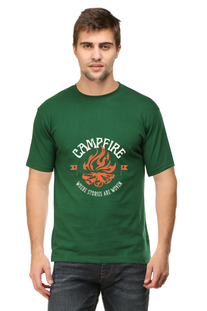 Men’s “Campfire: Where Stories Are Woven” T-Shirt