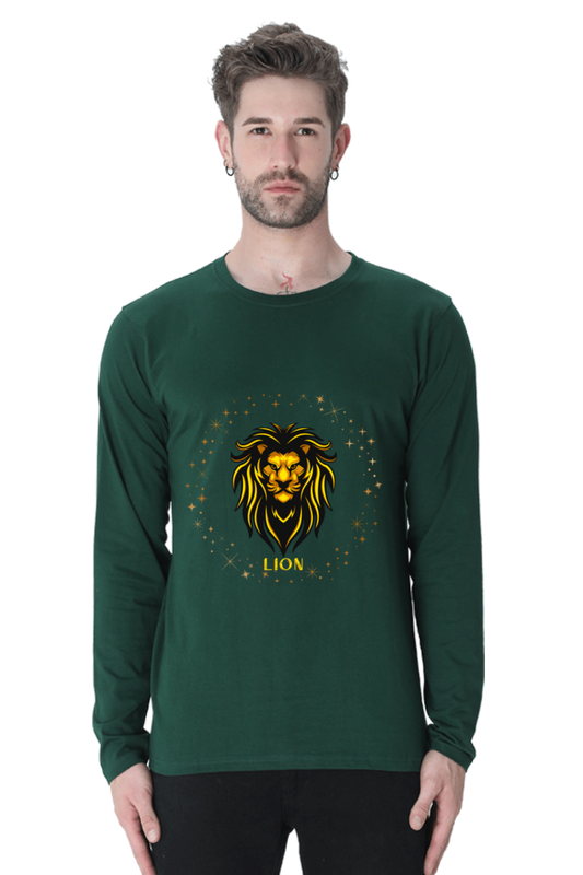 Men's "Lion" Round Neck T-Shirt