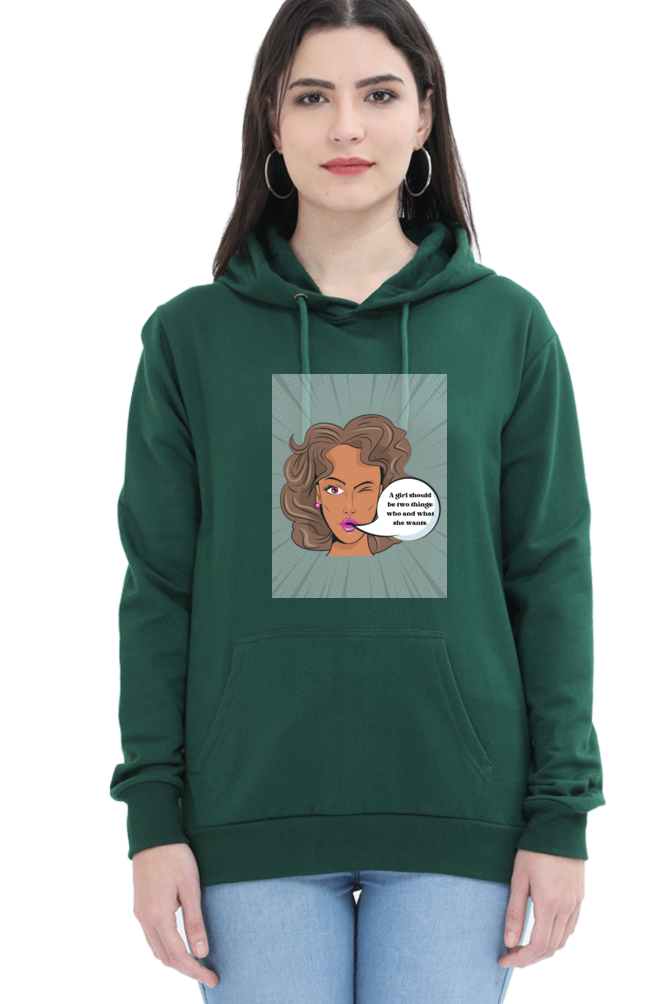 Women "Girl Power" Hooded Sweatshirt