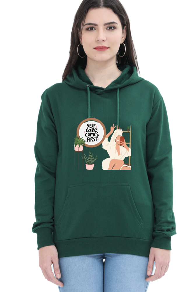 Unisex "Self-Care Comes First" Hooded Sweatshirt