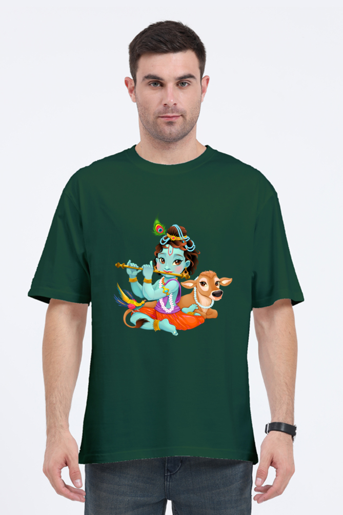 Unisex Oversized "Bal Krishna" T-Shirt