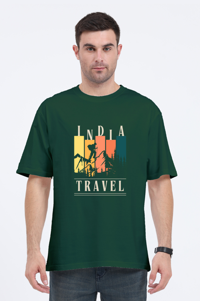 Unisex Oversized "Travel India" T-Shirt