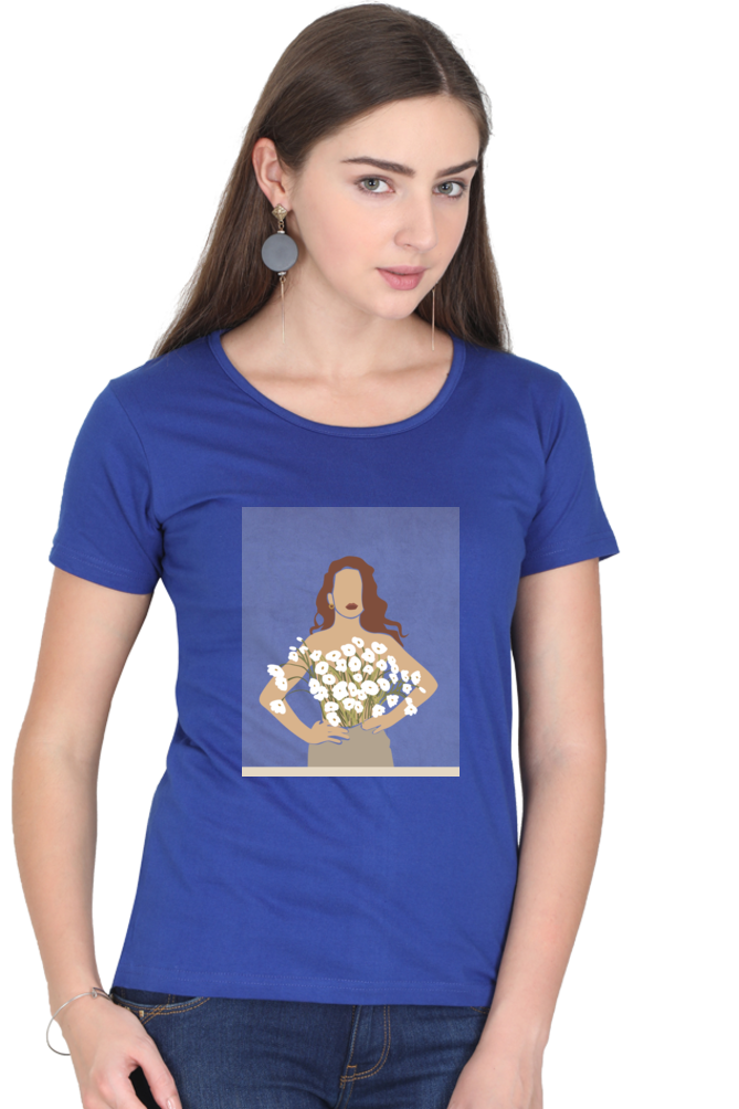 Women's "Canvases and Flowers" T-Shirt