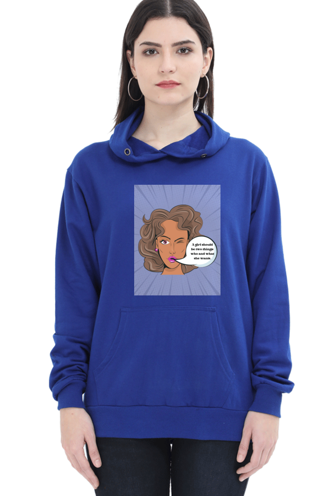 Women "Girl Power" Hooded Sweatshirt