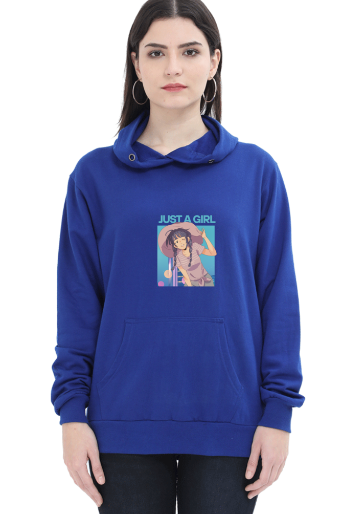 Unisex "Just a Girl" Hooded Sweatshirt