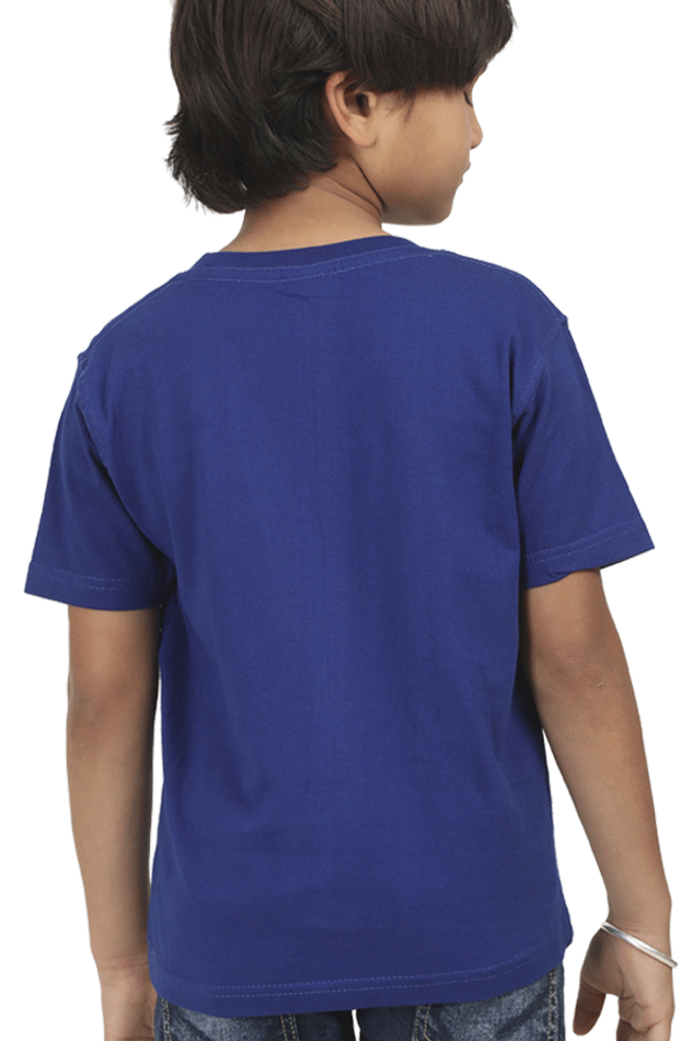 "Boy Round Neck Happy Kid Half Sleeves T-Shirt"