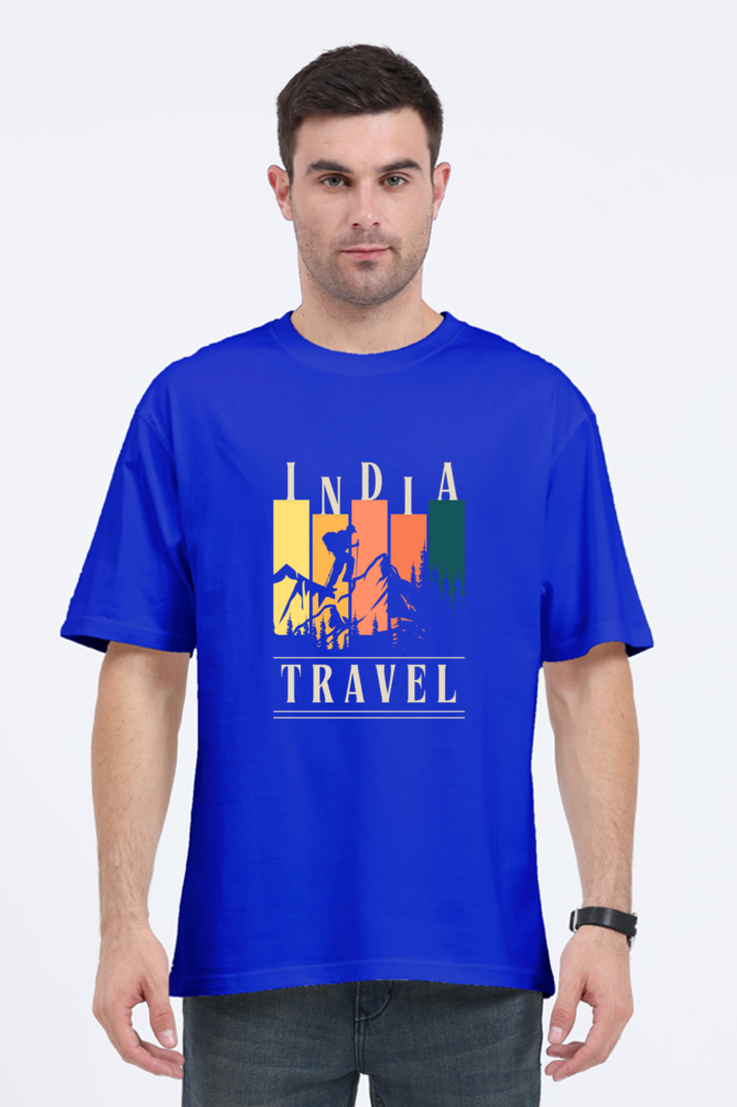 Unisex Oversized "Travel India" T-Shirt