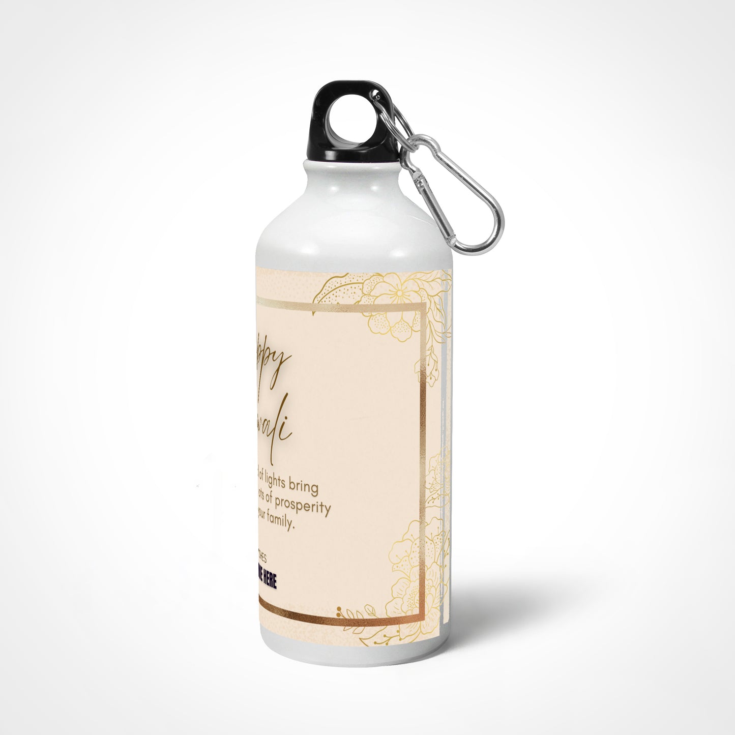 Personalizable | Customizable - Happy Diwali Sipper Bottle!