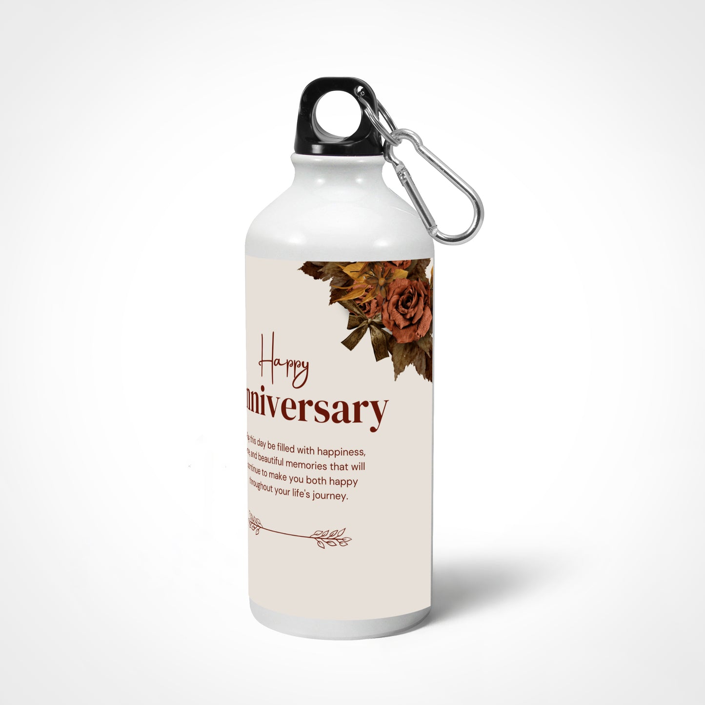 Personalize | Customizable - Happy Anniversary! Sipper Bottle- personalize for your loved one!