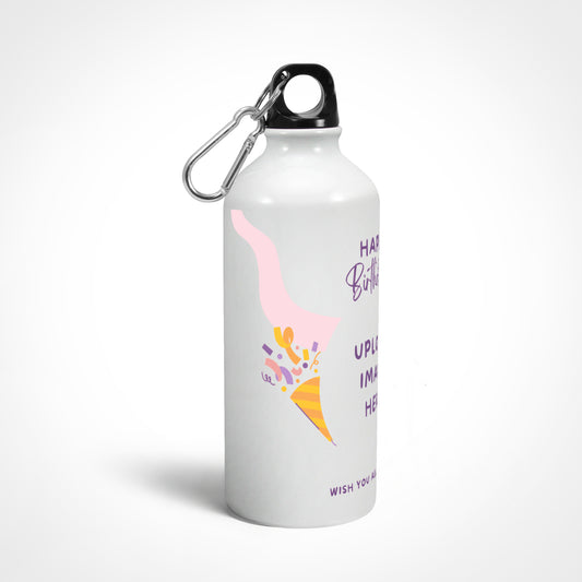 Personalize | Customizable - Happy Birthday! Sipper Bottle- personalize for your loved one!