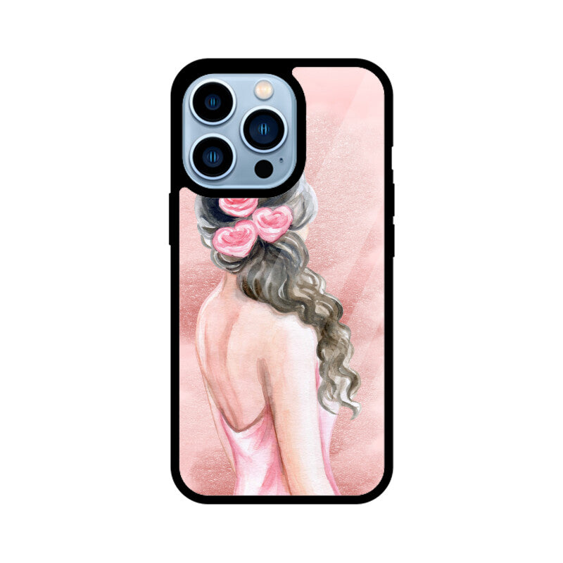 Abstract Art Girl - Cute Glass Phone cover!