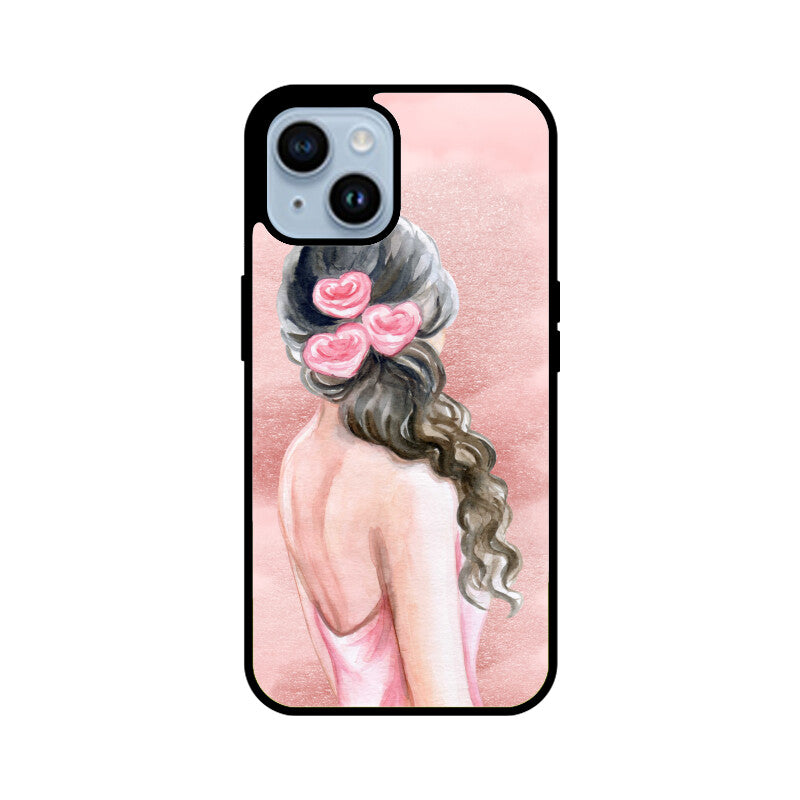 Abstract Art Girl - Cute Glass Phone cover!