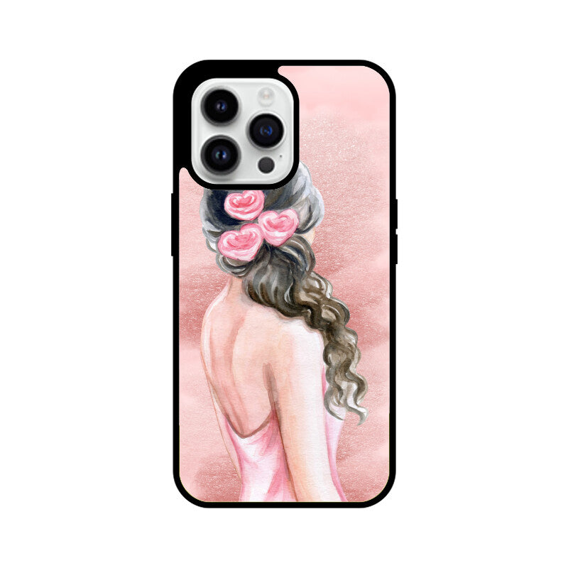 Abstract Art Girl - Cute Glass Phone cover!