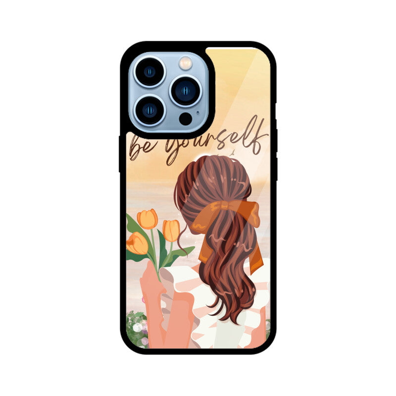 Be yourself Beautiful - Glass Phone Cover!