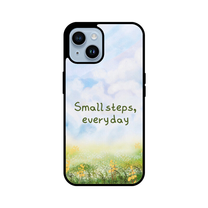 Small Steps Everyday - Beautiful Glass Phone Cover!