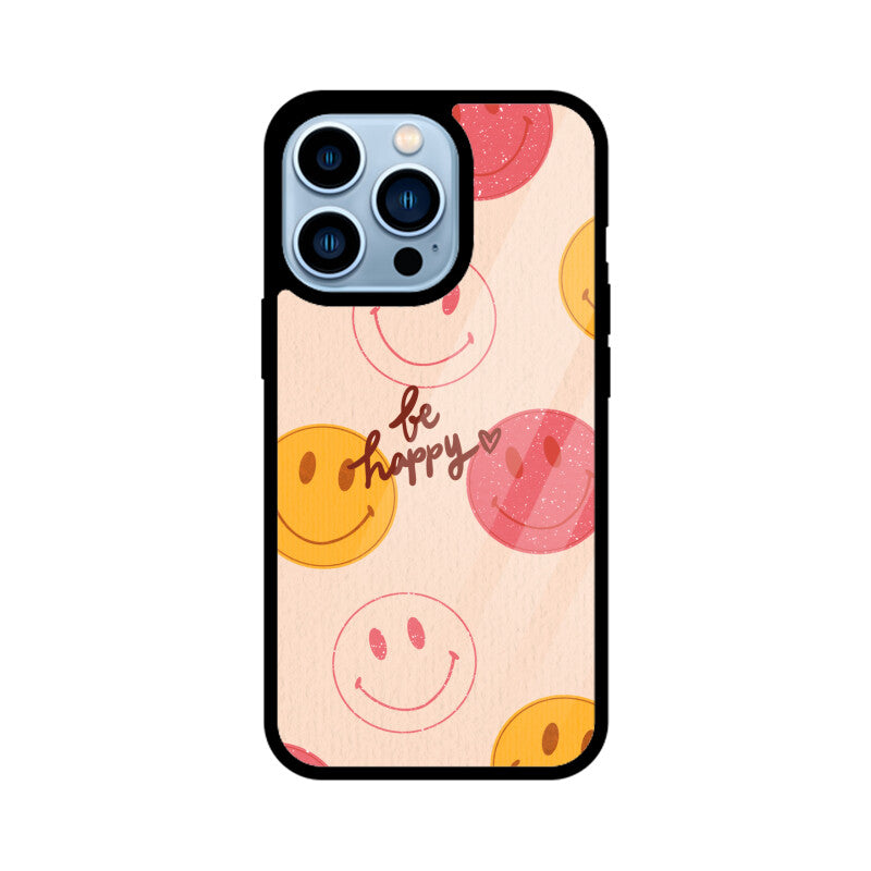 Be Happy - Glass Phone Cover!