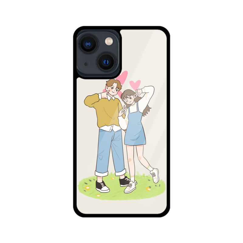 Lovely Couple - Glass Phone Cover!