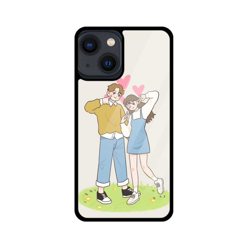 Lovely Couple - Glass Phone Cover!