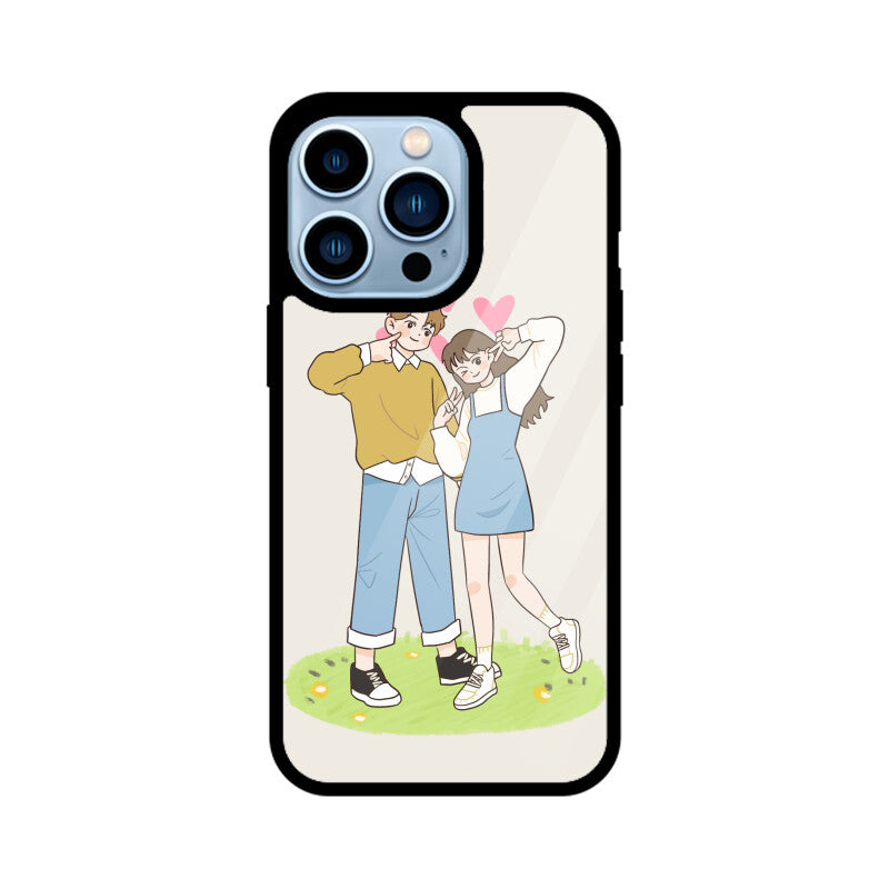 Lovely Couple - Glass Phone Cover!