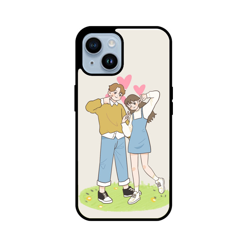 Lovely Couple - Glass Phone Cover!