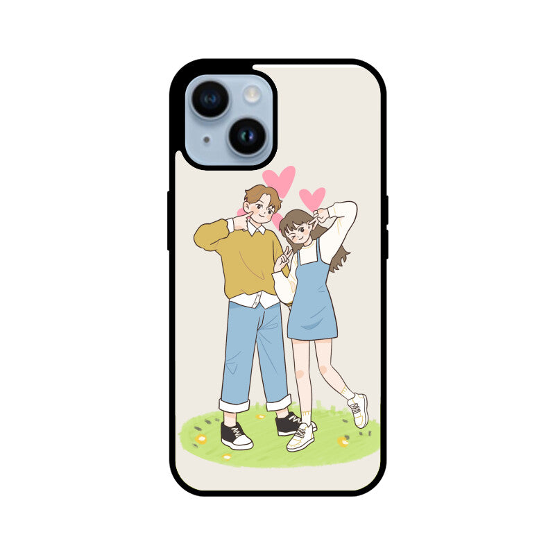 Lovely Couple - Glass Phone Cover!