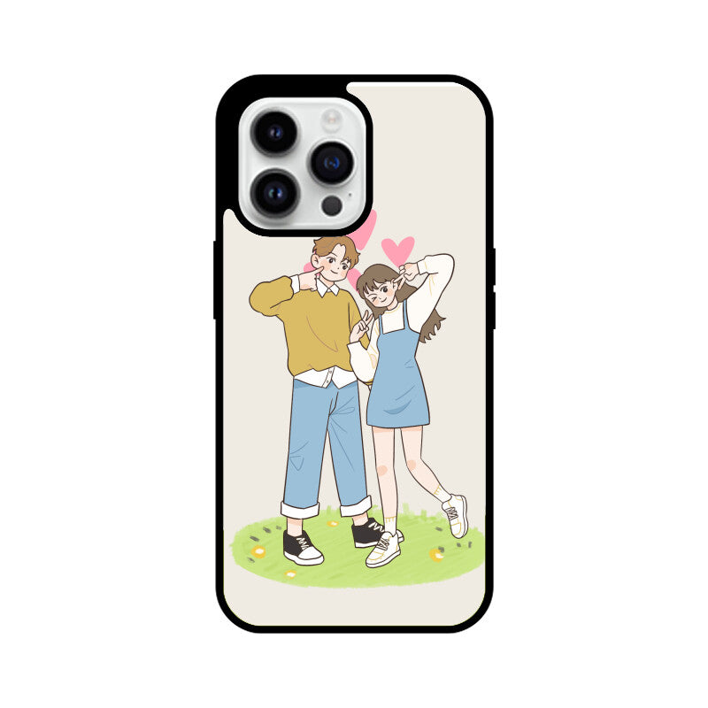 Lovely Couple - Glass Phone Cover!