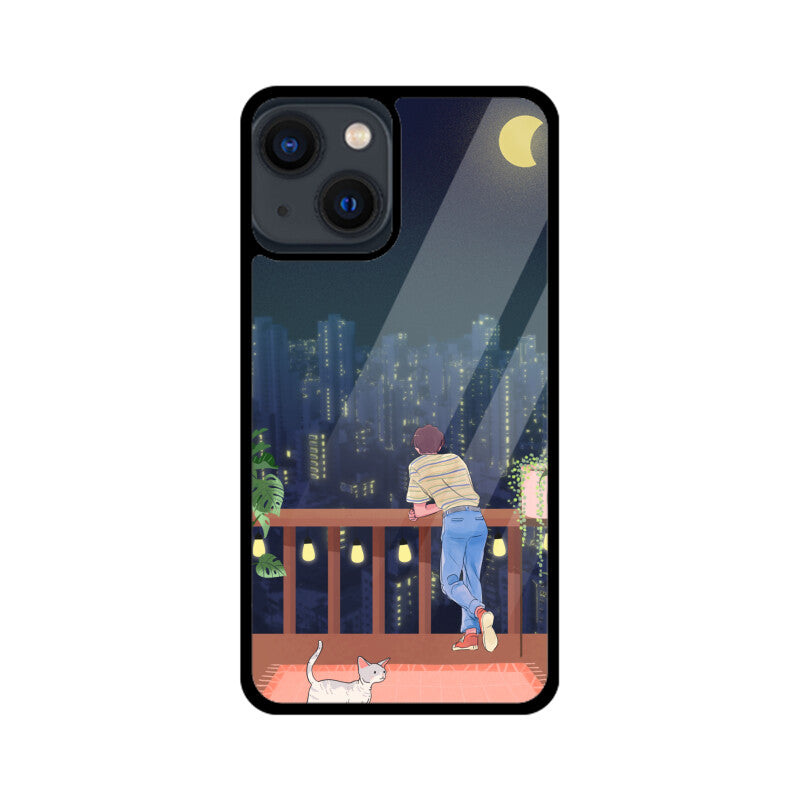 Adoring beautiful view - Glass Phone Cover!