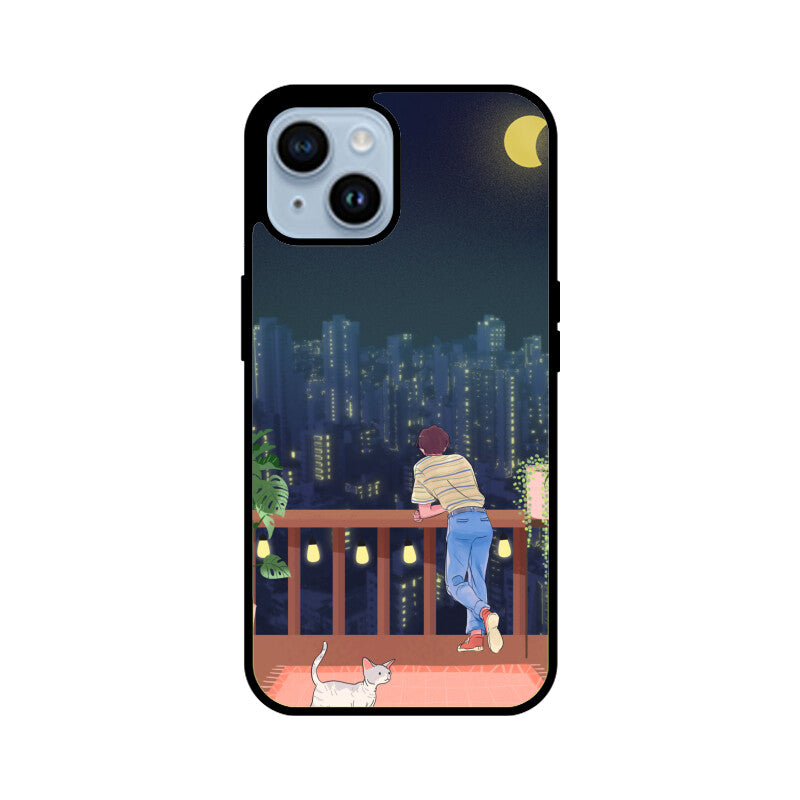 Adoring beautiful view - Glass Phone Cover!