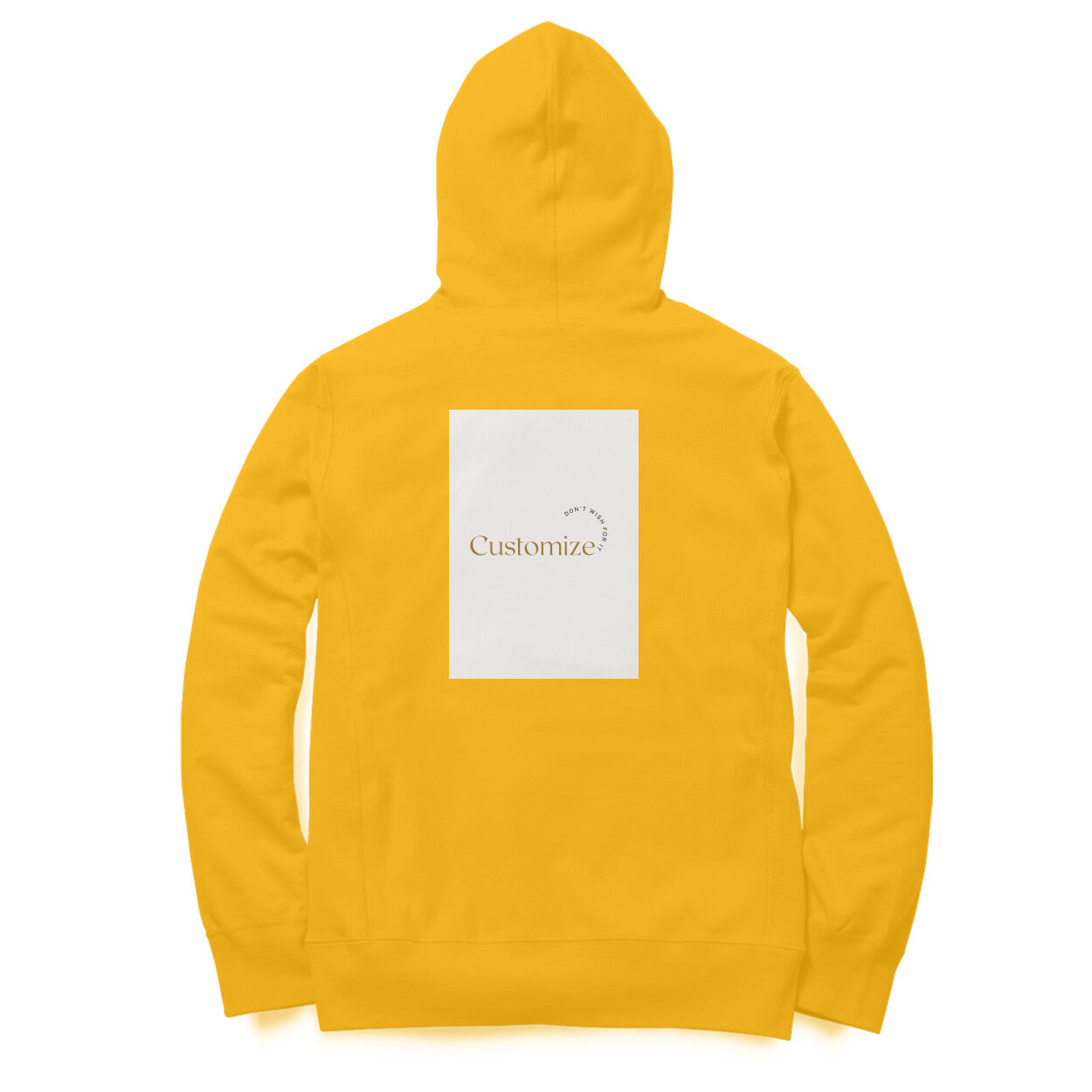 Back Side-Customizable Men's Hoodies| Ideal for Brother/ Father/ Boyfriend/Friends/ Corporates