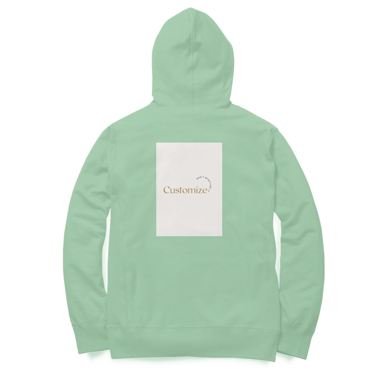 Back Side-Customizable Men's Hoodies| Ideal for Brother/ Father/ Boyfriend/Friends/ Corporates