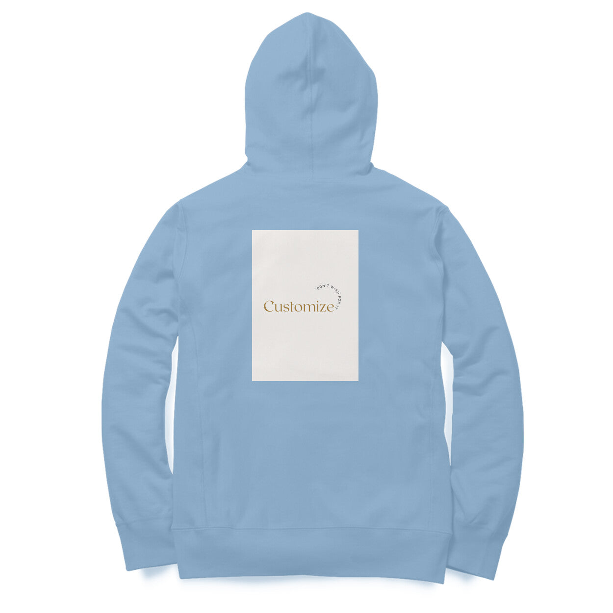 Back Side-Customizable Men's Hoodies| Ideal for Brother/ Father/ Boyfriend/Friends/ Corporates