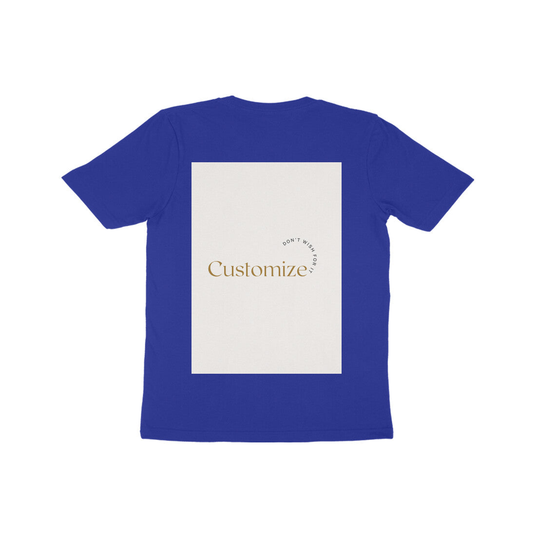 Front and Back Both-Customizable Kids Half Sleeve Round Neck T-Shirt| Ideal for Kids