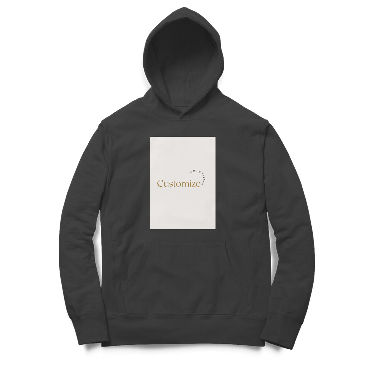 Front Side-Customizable Men's Hoodies| Ideal for Brother/ Father/ Boyfriend/ Friends/ Corporates