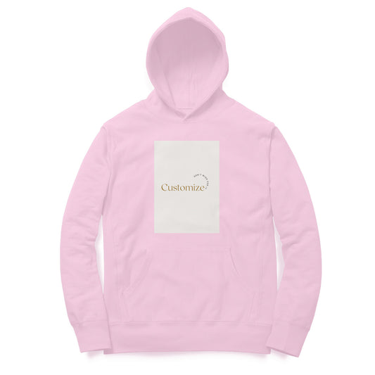 Front and Back Both-Customizable Men's Hoodies| Ideal for Brother/ Father/ Boyfriend/ Friends/ Corporates